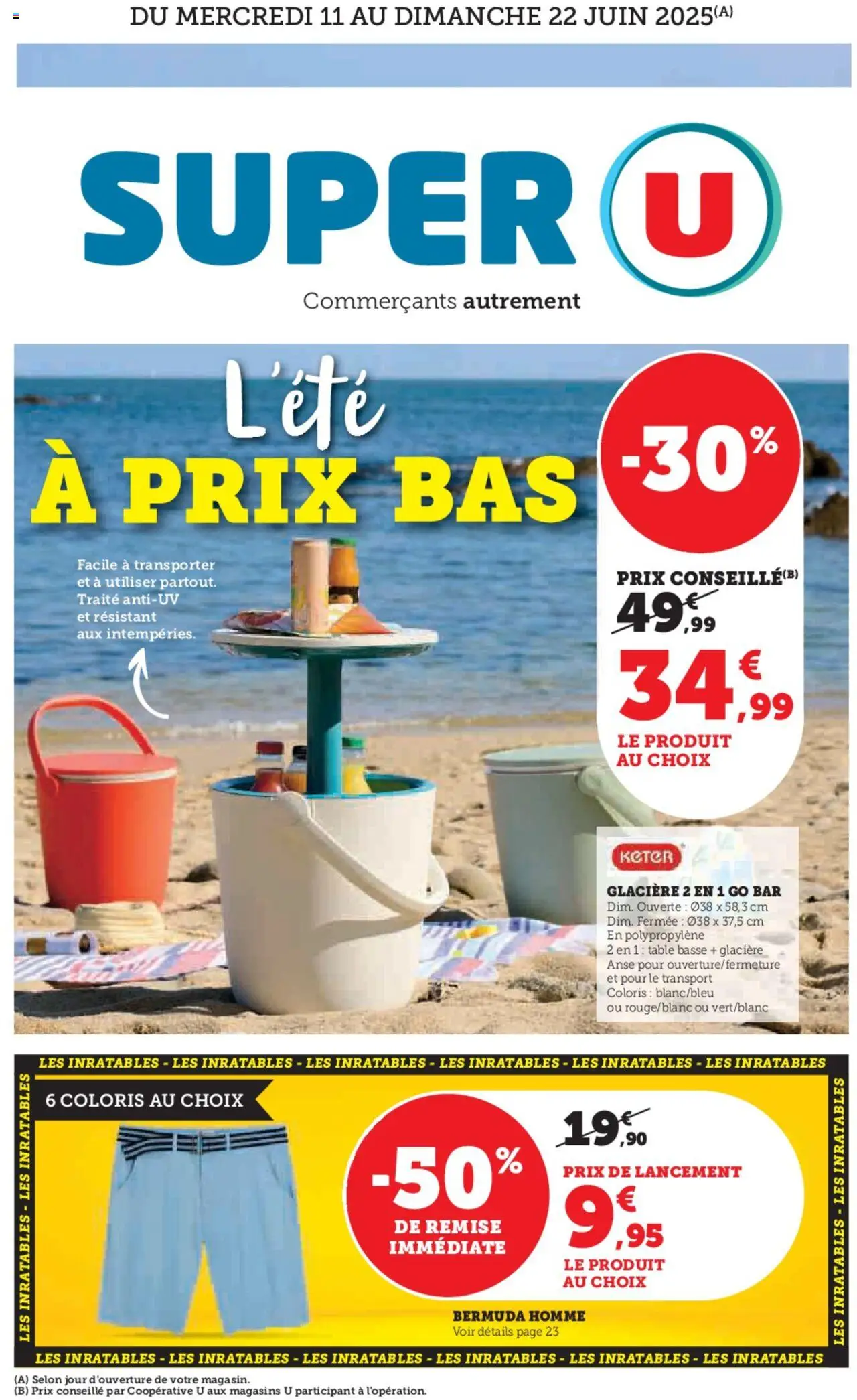 Catalogue de la boutique Super U valable du 11/06/2025 - Page numéro 1