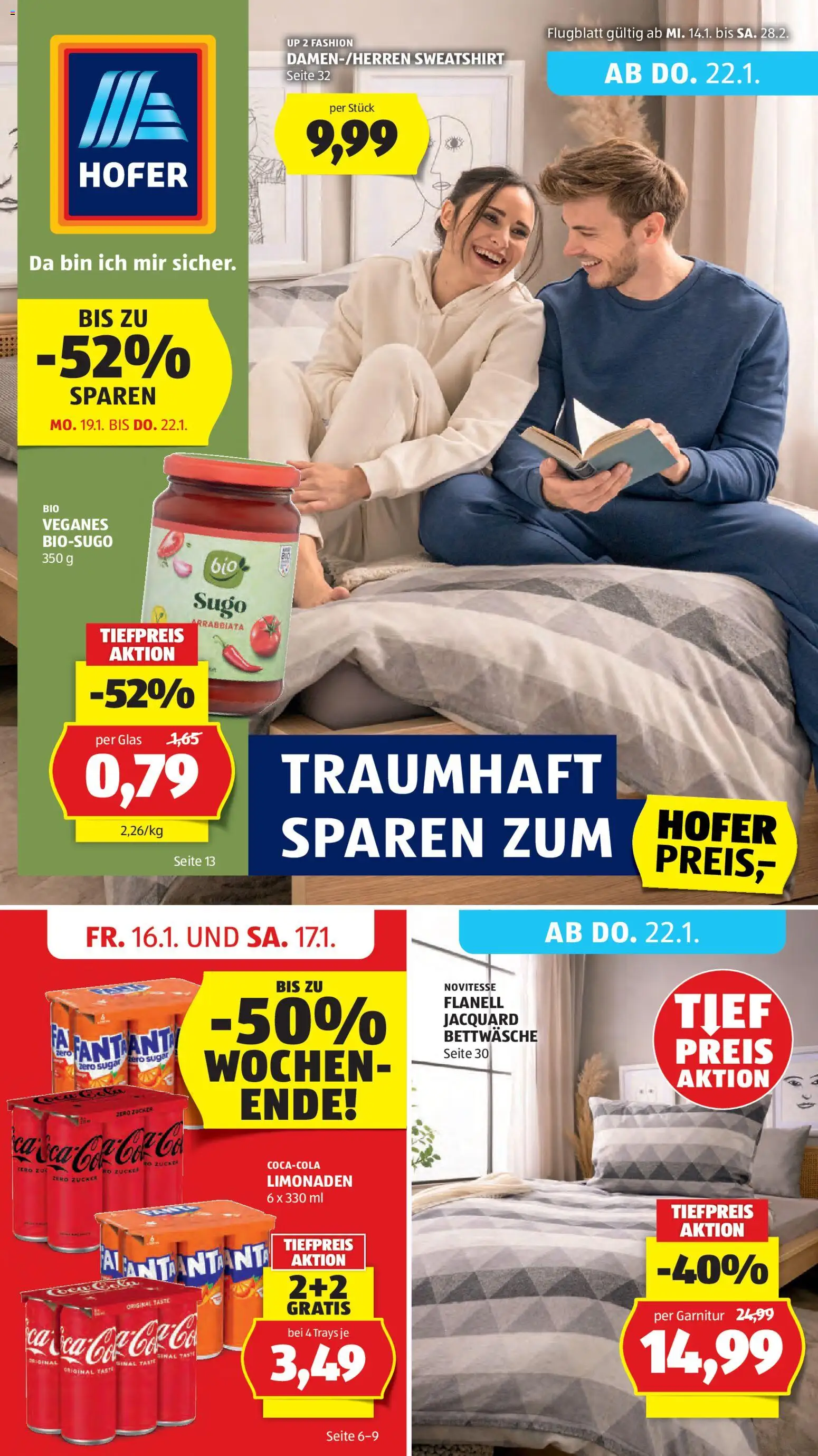 Vorschau der Angebote: Hofer Flugblatt gültig ab 14.01.2026