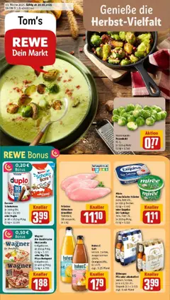 Vorschau von dem Prospekt des Geschäftes Rewe, gültig ab dem 19.10.2025