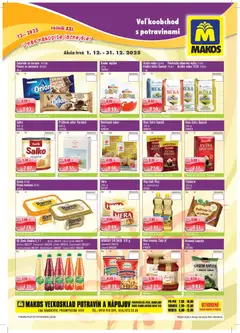 Náhľad Makos letáku platného od 01.12.2025