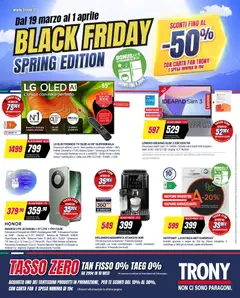Anteprima dell'opuscolo Trony volantino Sardegna dal negozio Trony valido da 19/03/2026
