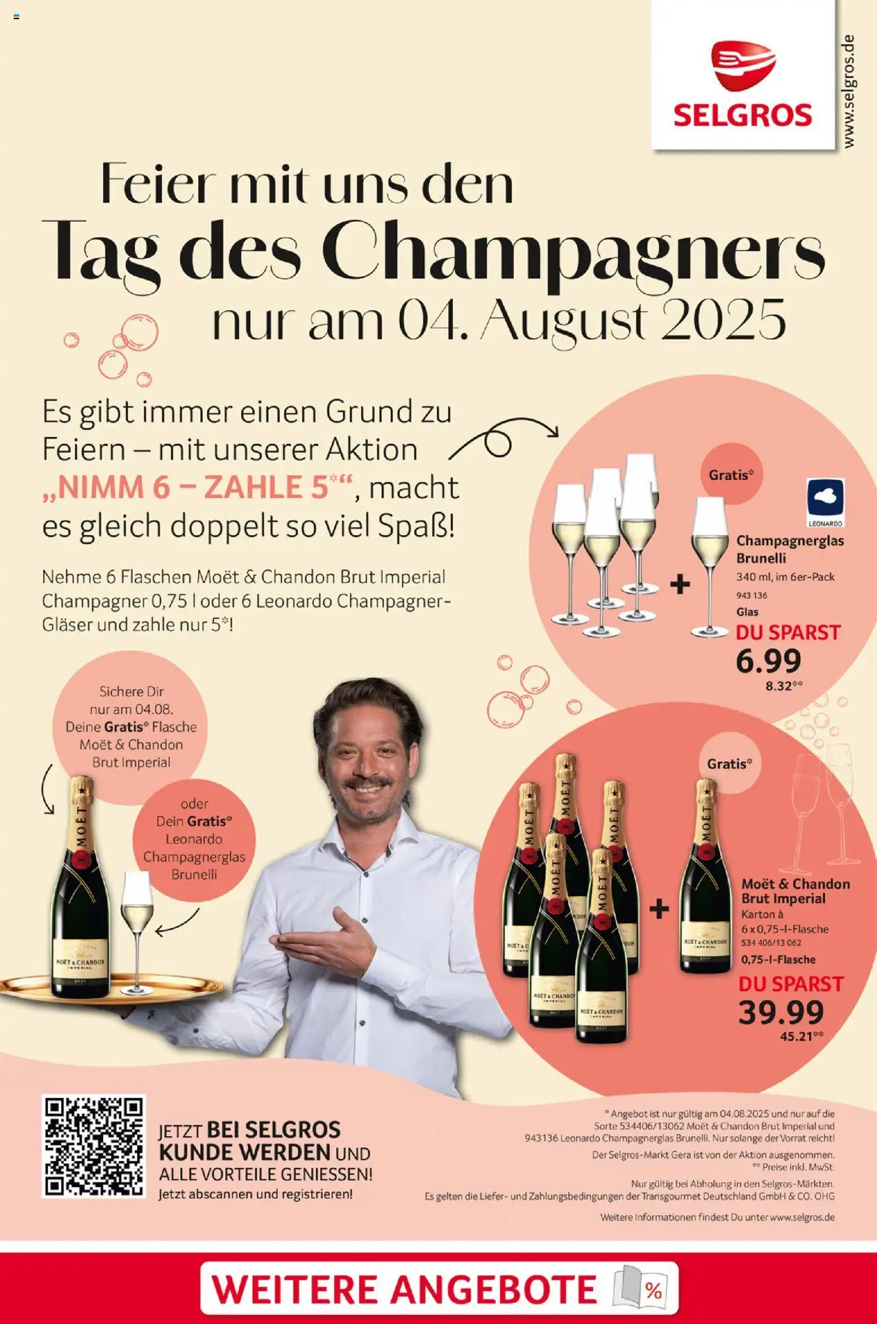 Selgros Tag des Champagners (vom 04.08.2025 - 04.08.2025)