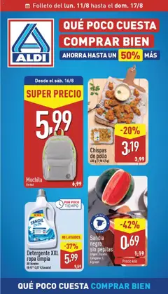 Vista previa del folleto de la tienda Aldi válido desde el 11/08/2025 