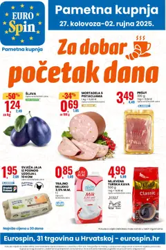 Pregled letka Katalog trgovine Eurospin vrijedi od 27.08.2025
