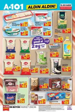 A101 Katalog Aldın Aldın 13.11.2025 - Broşürünün önizlemesi