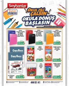 Seyhanlar Market Okula Dönüş 28.08.2025 - Broşürünün önizlemesi