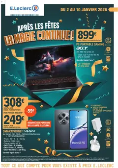 Prévisualisation de Etrennes du magasin E.Leclerc formulaire valide 02/01/2026