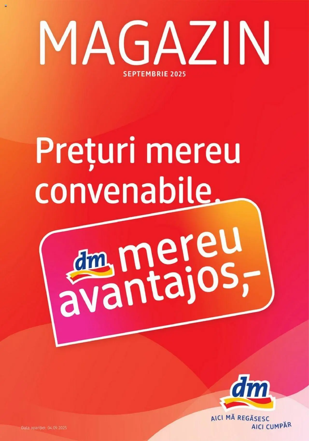 Catalog DM drogerie markt 04.09.2025 - 30.09.2025 - Revista, oferte - Pagină 1