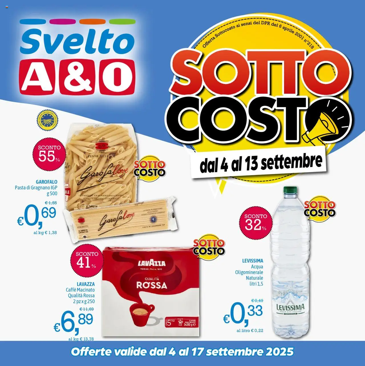 Volantino A&O valido da 04/09/2025 numero di pagina 1