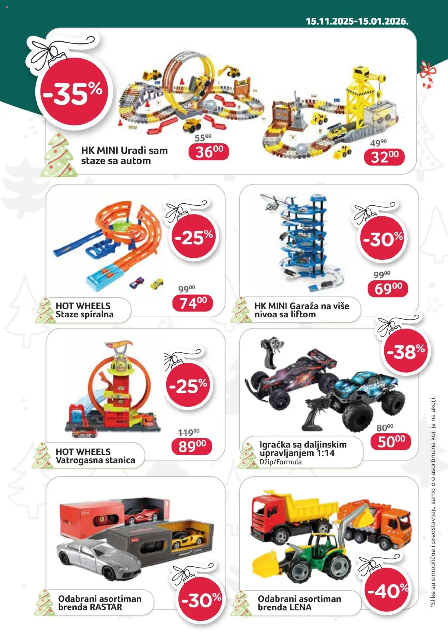 Pregled letka Mjesto gdje žive sve igračke trgovine AKSA vrijedi od 2025.11.15