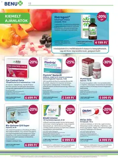 BENU Gyógyszertárak - Akciós újság BENU Gyógyszertárak megtekintése, amely érvényes 2025.11.01.-től | Oldal: 12