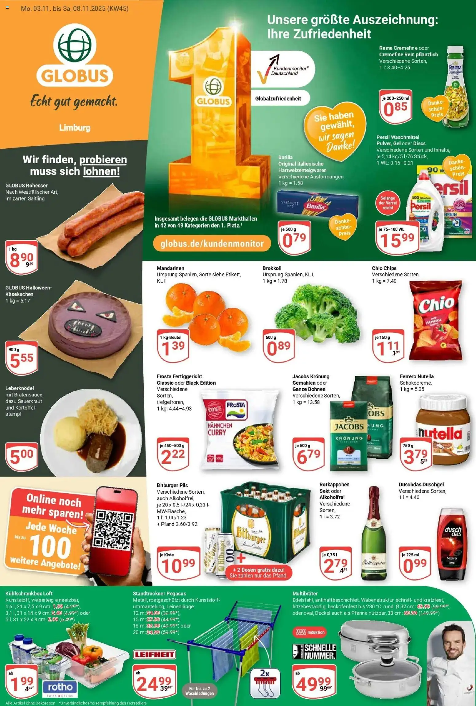 Vorschau von dem Prospekt des Geschäftes Globus, gültig ab dem 02.11.2025