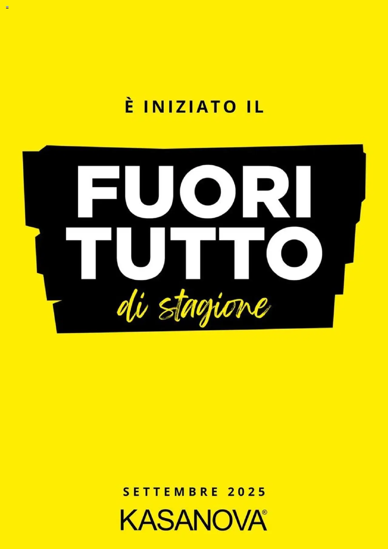 Volantino Kasanova valido da 16/09/2025 numero di pagina 1
