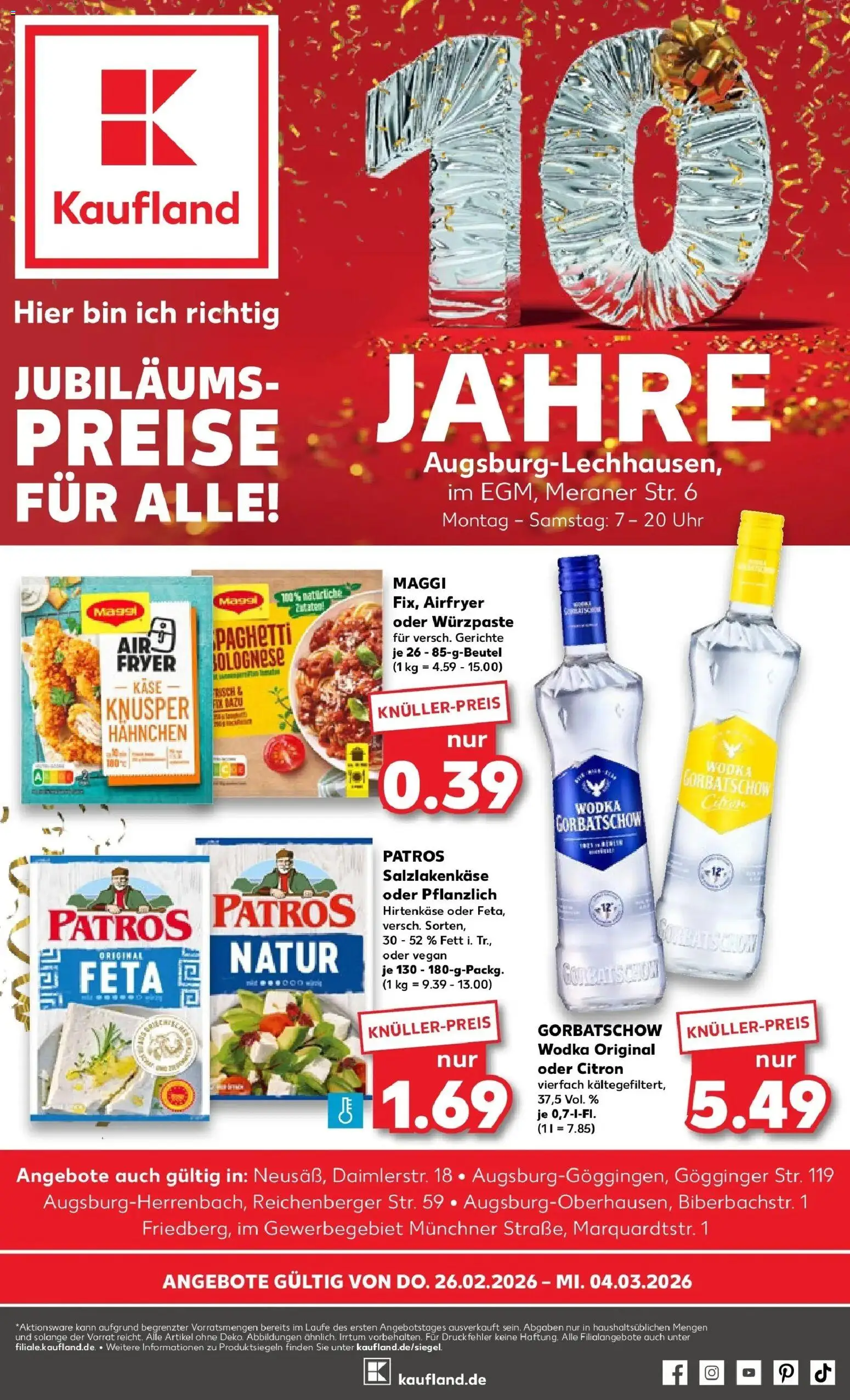 Vorschau von dem Prospekt des Geschäftes Kaufland, gültig ab dem 26.02.2026