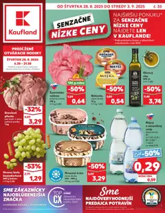 Náhľad Kaufland letáku platného od 28.08.2025