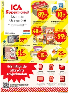Förhandsgranska reklamblad Lomma från butik ICA Supermarket gäller från 05/01/2026