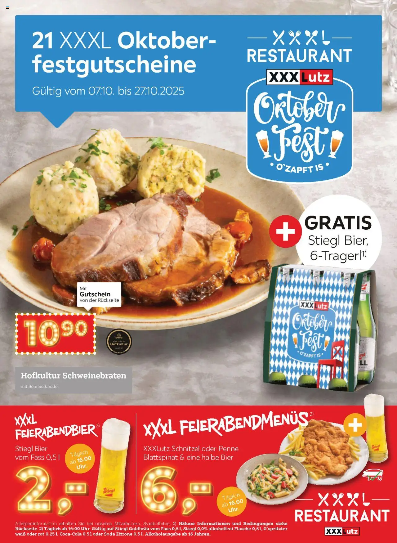  XXXLutz Oktober Festchutscheine ab (07.10.2025 - 27.10.2025) - Seite 1