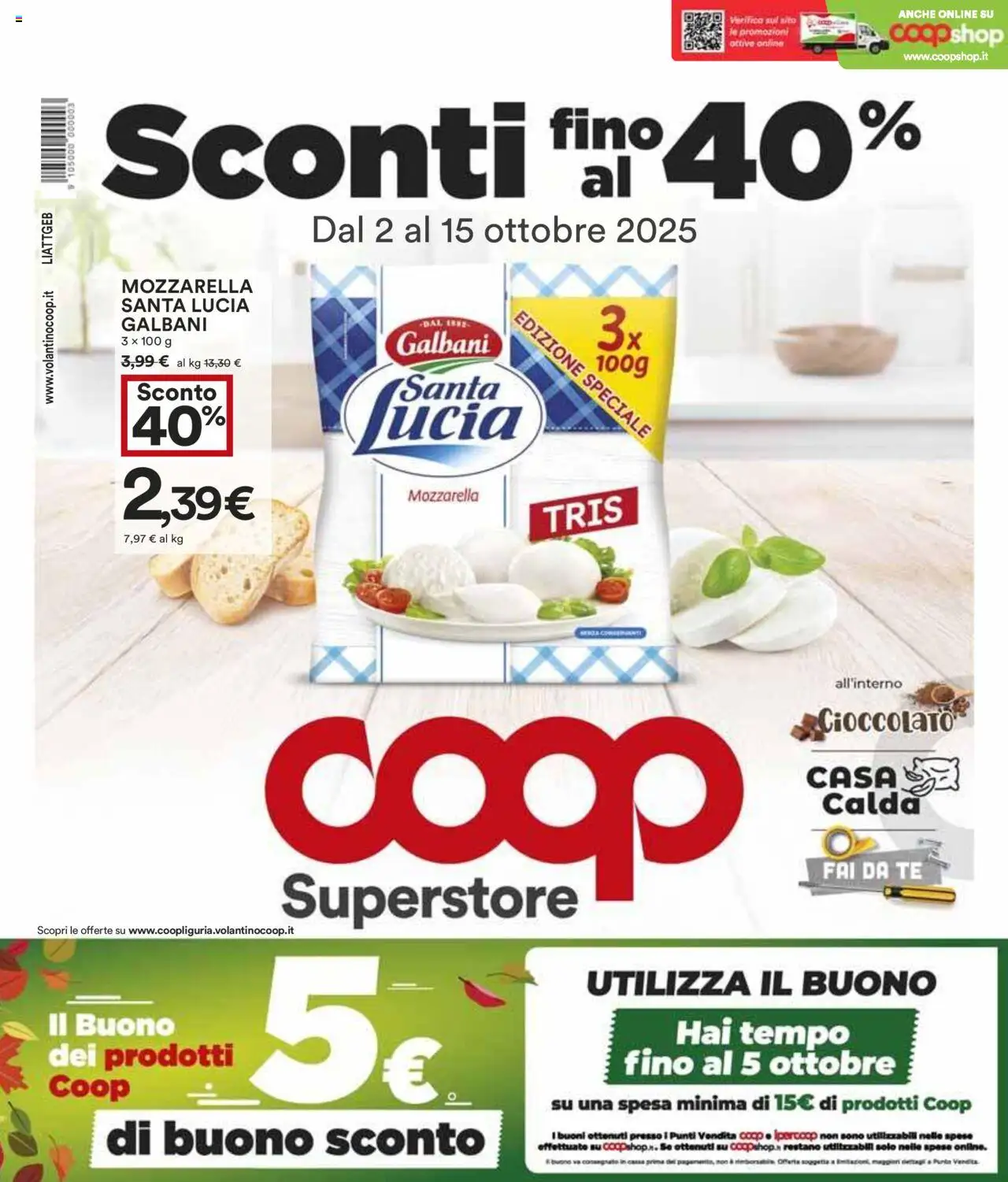 Volantino COOP valido da 02/10/2025 numero di pagina 1