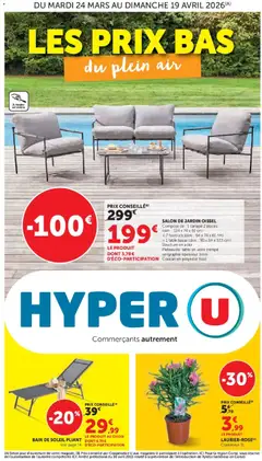Prévisualisation de Hyper U - Le plein air à prix bas du magasin Hyper U formulaire valide 24/03/2026