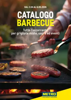 Anteprima dell'opuscolo Metro volantino Barbeque dal negozio Metro valido da 02/04/2026