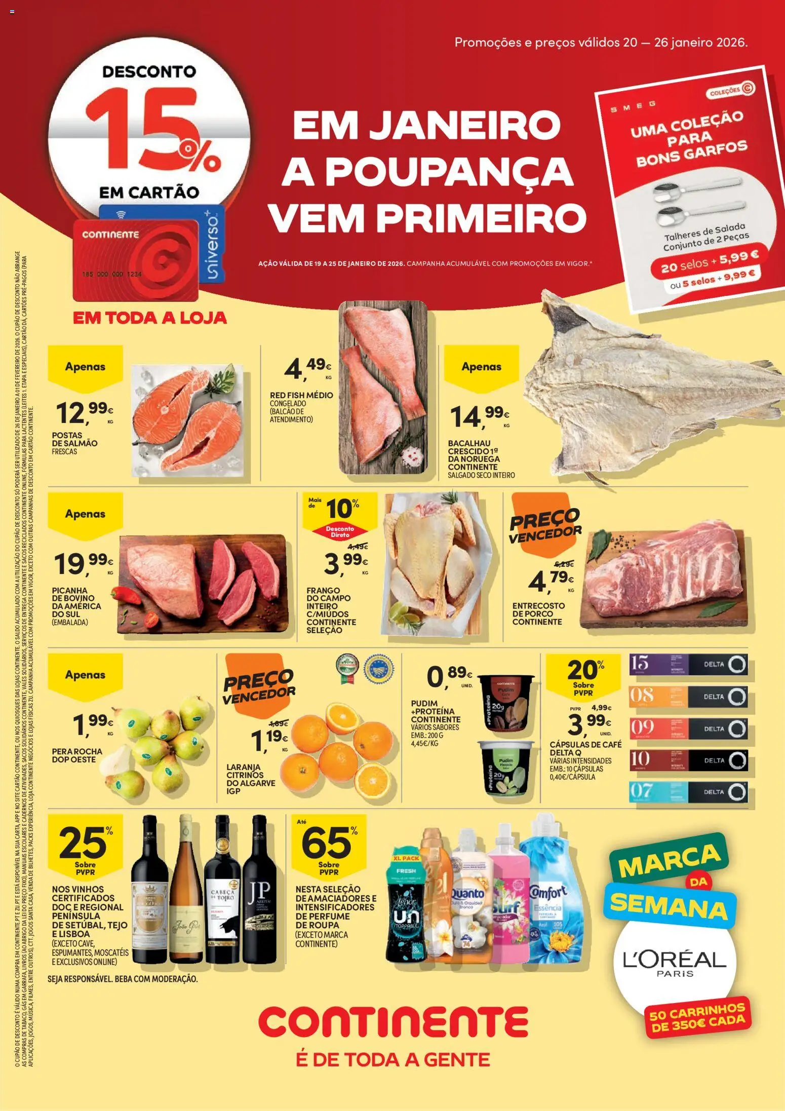 Pré-visualização do folheto da loja Continente válida a partir de 20/01/2026