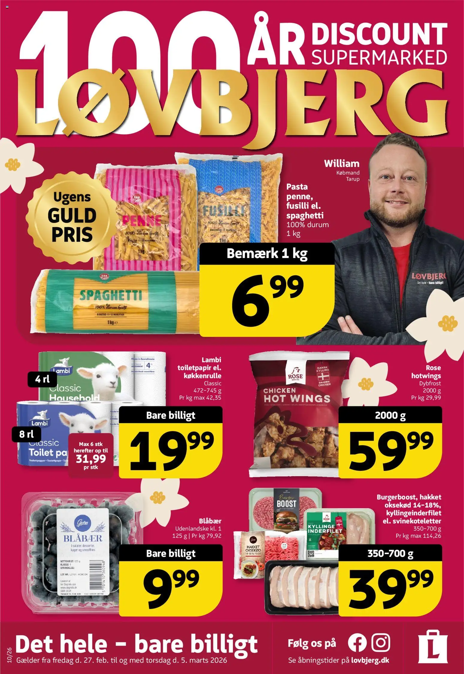 Eksempel på tilbudsavis Tilbudsavis fra butik Løvbjerg gyldig fra 27/02/2026