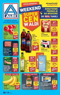 Pogląd gazetki "Okazje na weekend" ze sklepu Aldi ważnej od 08.01.2026