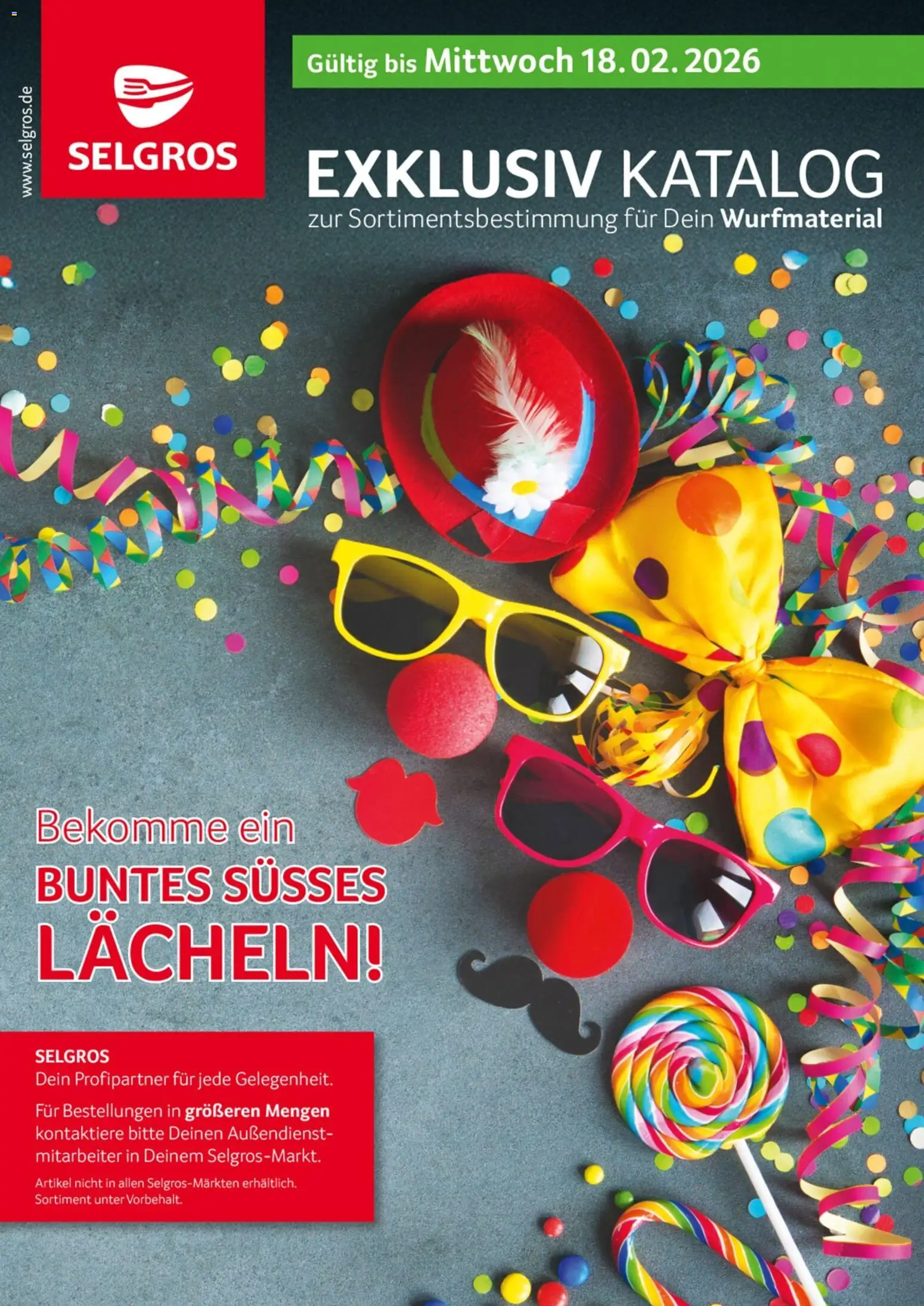 Vorschau von dem Prospekt des Geschäftes Selgros, gültig ab dem 01.11.2025