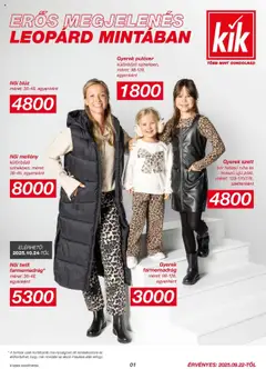 Kik - KiK újság érvényessége 2025.09.28-ig megtekintése, amely érvényes 2025.09.21.-től