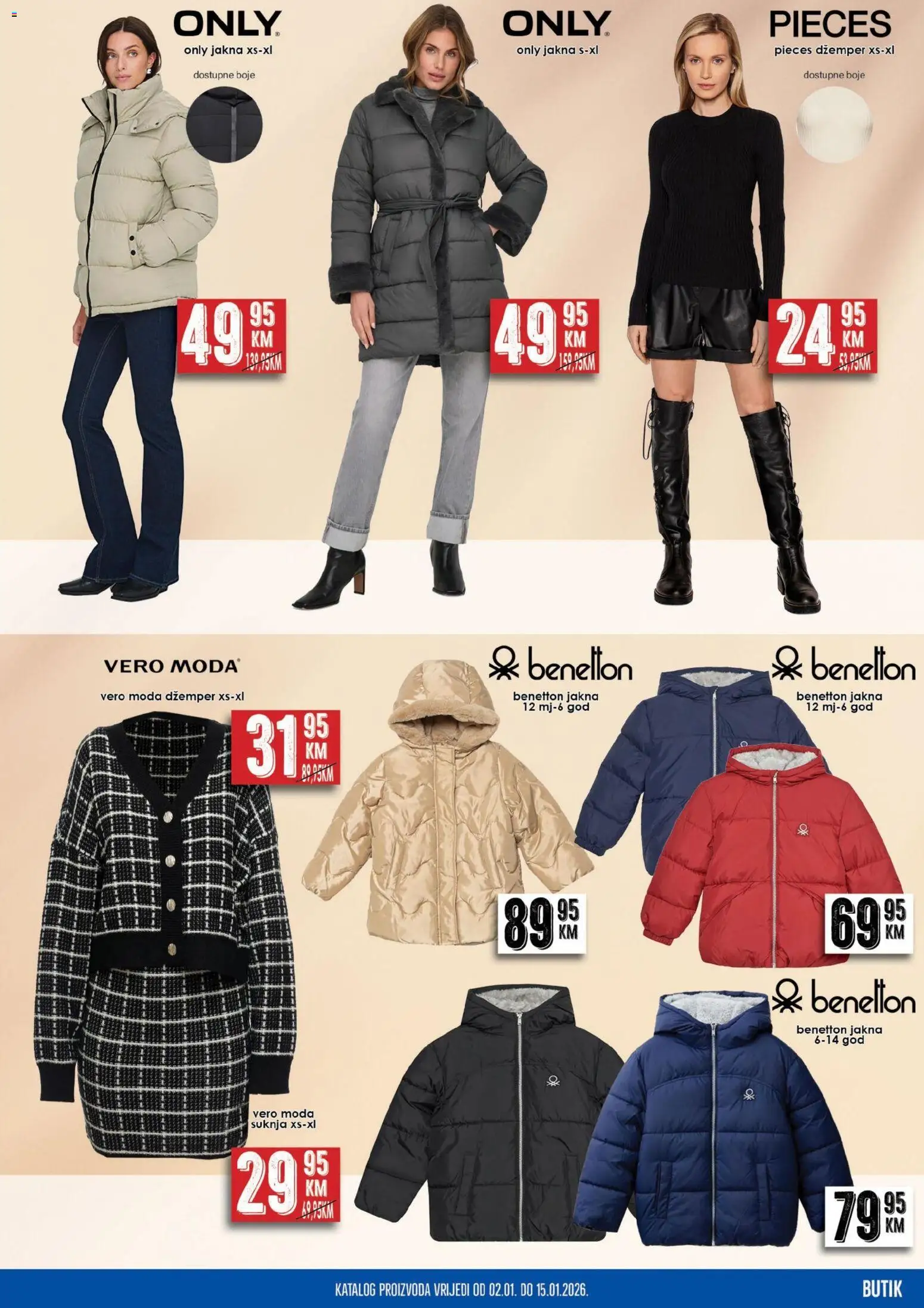 Pregled letka Katalog trgovine Prodex vrijedi od 2026.01.02