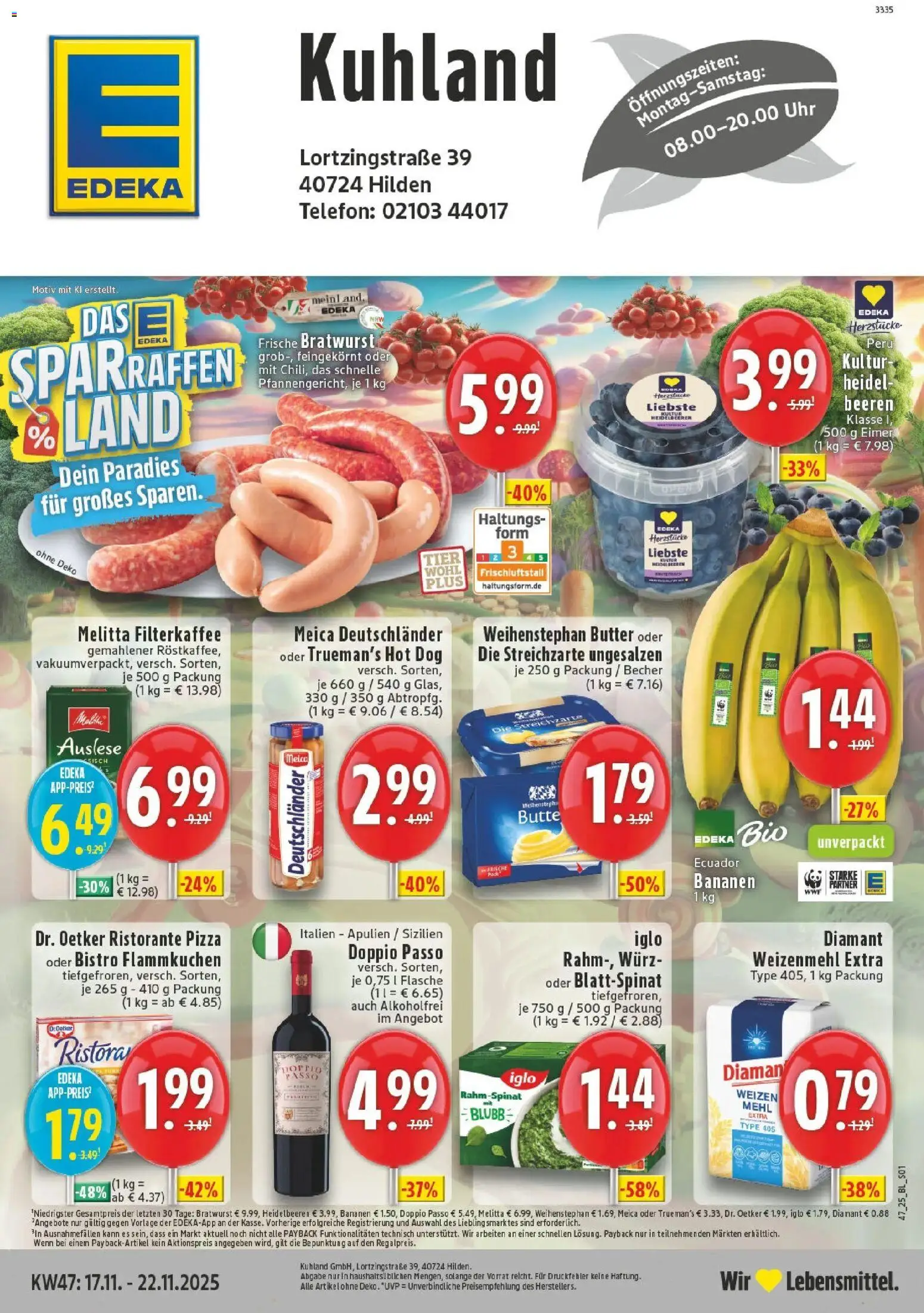 Vorschau von dem Prospekt des Geschäftes Edeka, gültig ab dem 17.11.2025