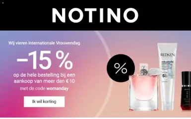 Voorbeeld van Notino van winkel Aanbiedingen geldig vanaf 02-03-2026