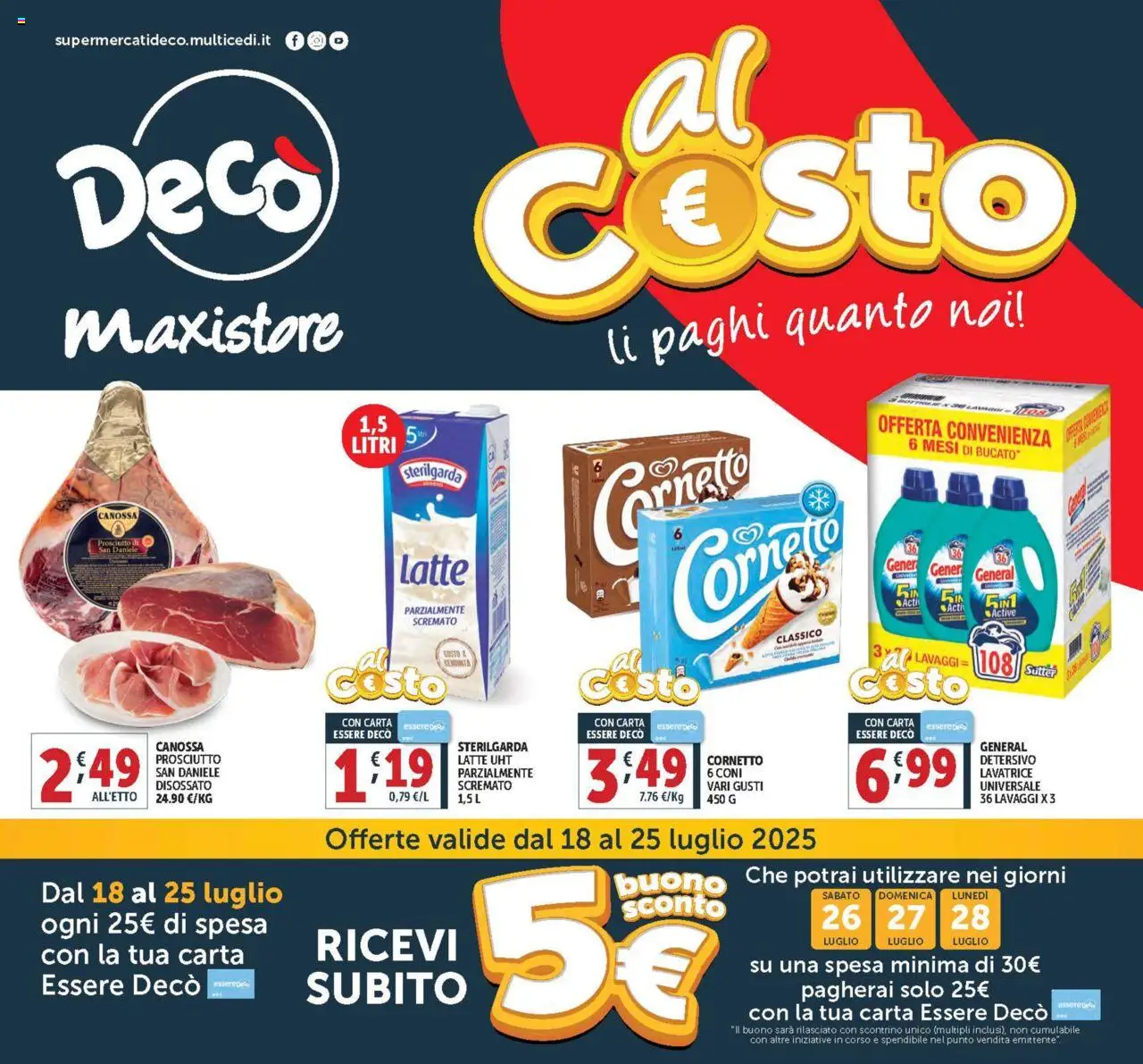 Volantino Decò valido da 18/07/2025 numero di pagina 1