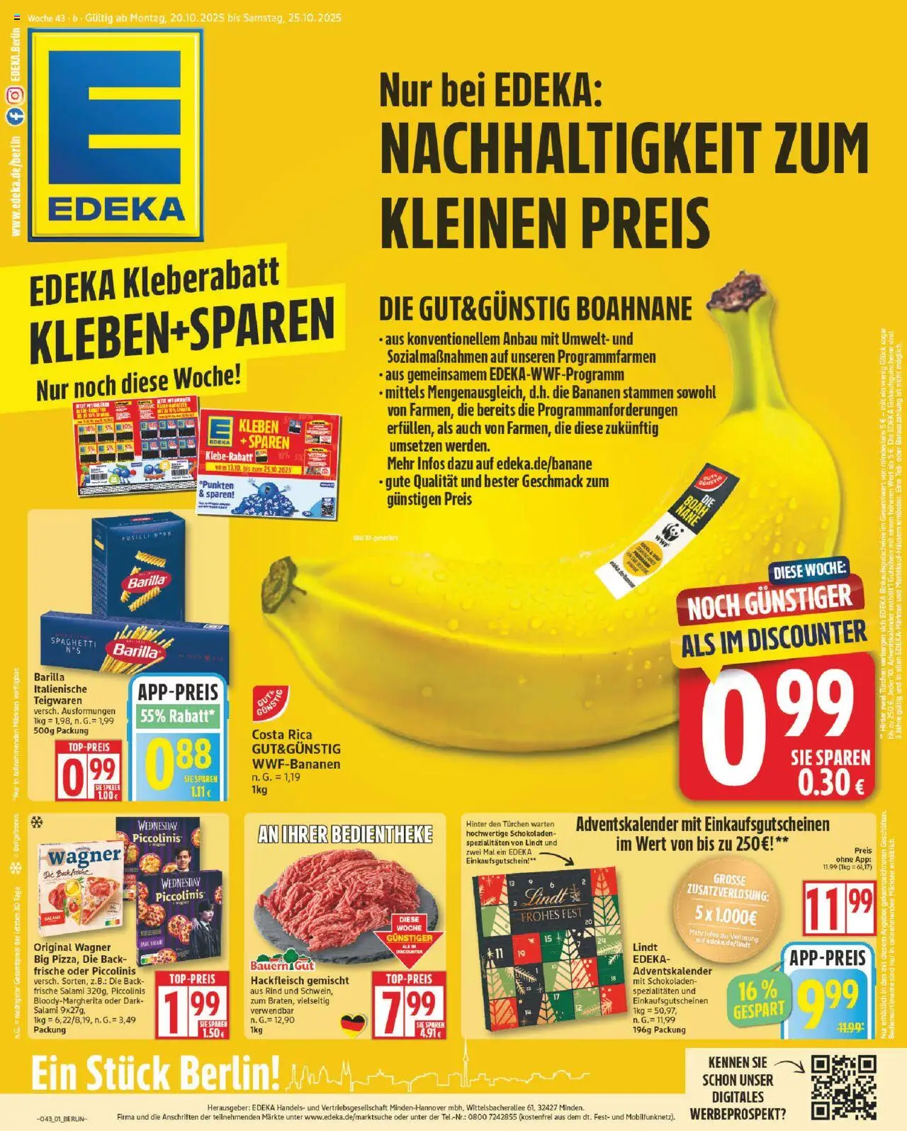 EDEKA Prospekt ab 20.10.2025 - Prospekt Online