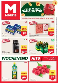 Vorschau der Angebote: MPREIS Velden gültig ab 22.01.2026