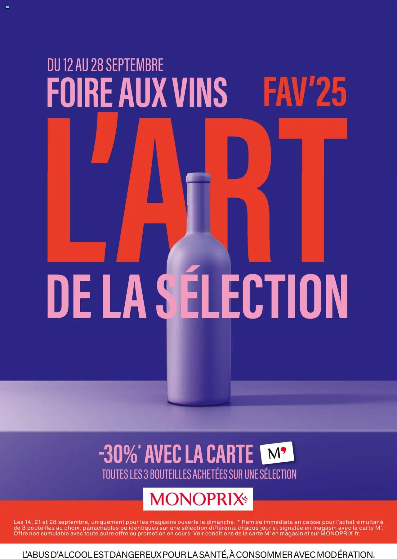 Guide foire aux vins de la boutique Monoprix valable du 12/09/2025 - Page numéro 1