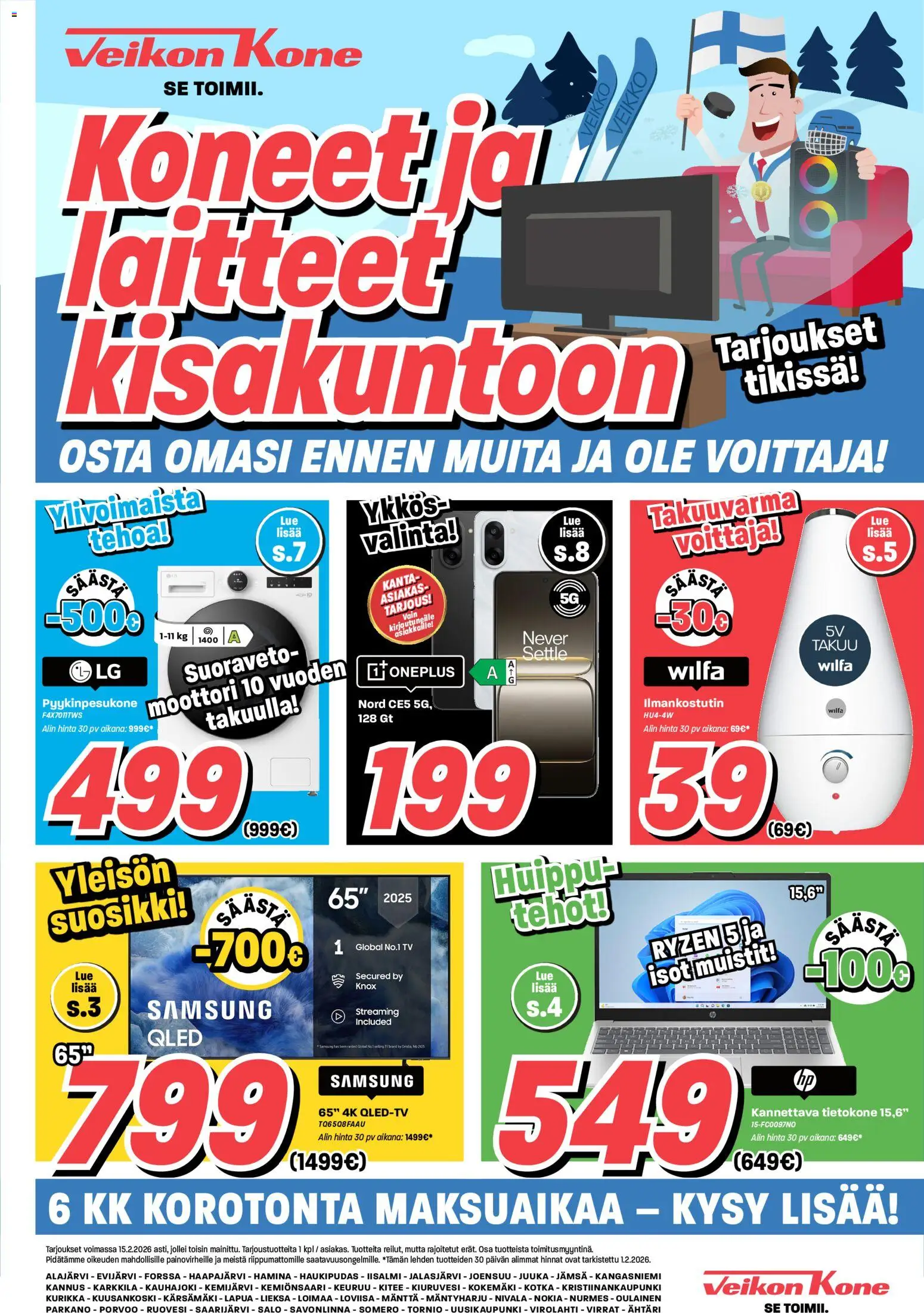 Kaupan Veikon Kone Tarjoukset esikatselu, voimassa 02/02/2026