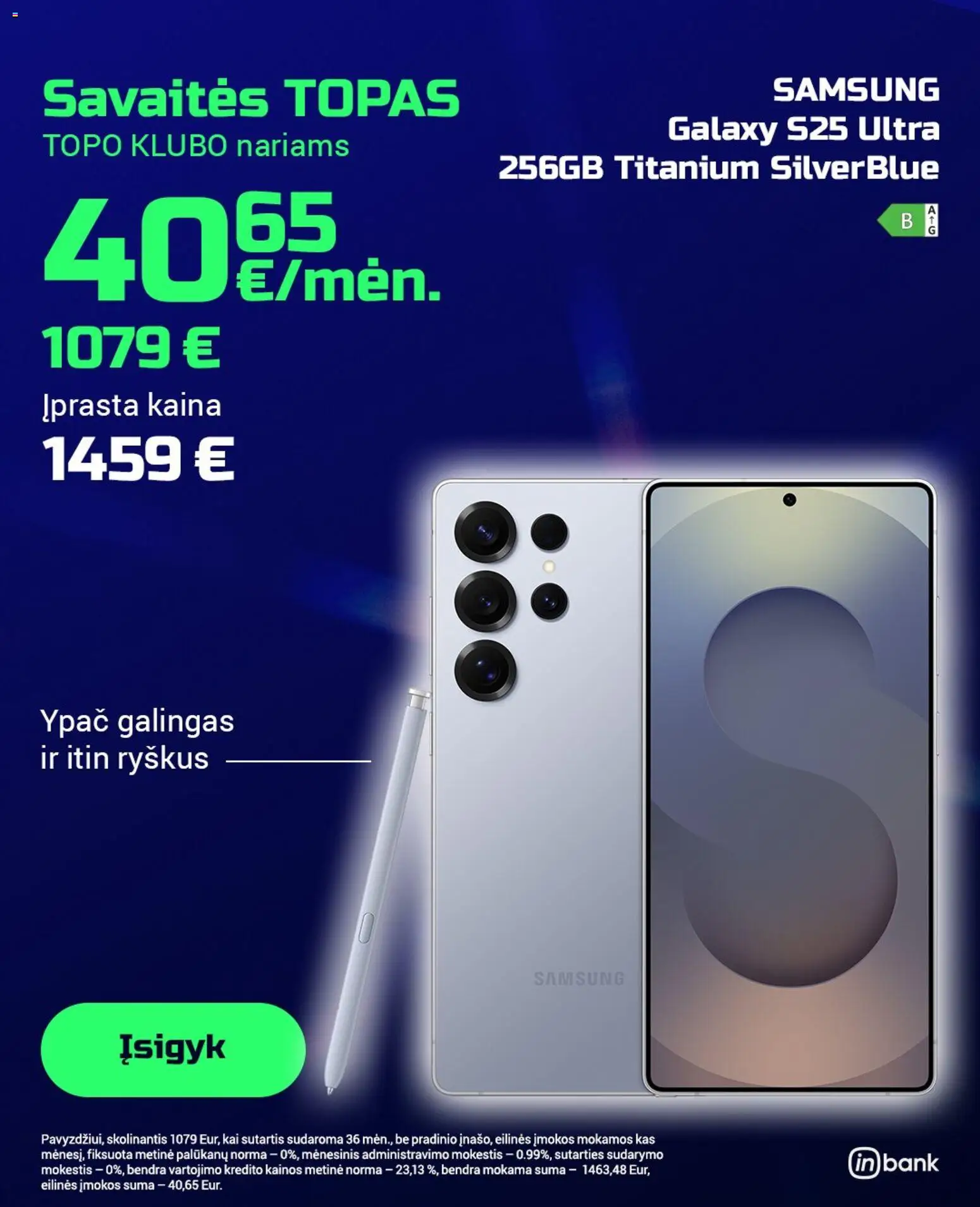 TOPOcentras parduotuvės leidinio Leidinys galiojančio nuo 2026.02.12 peržiūra