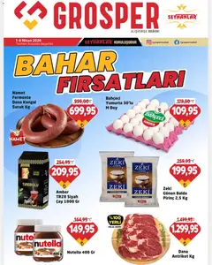Grosper Grosper Katalog 01.04.2026 - Broşürünün önizlemesi
