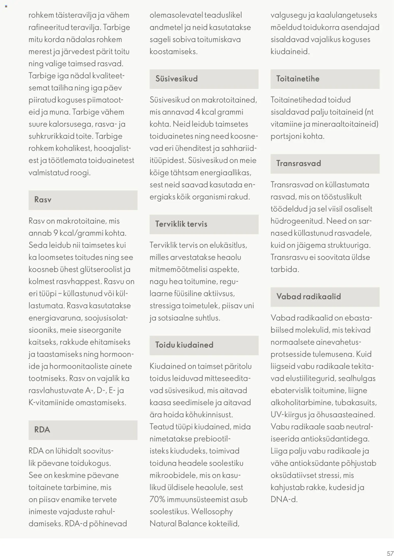 Oriflame kliendilehe eelvaade alates 2025.01.01