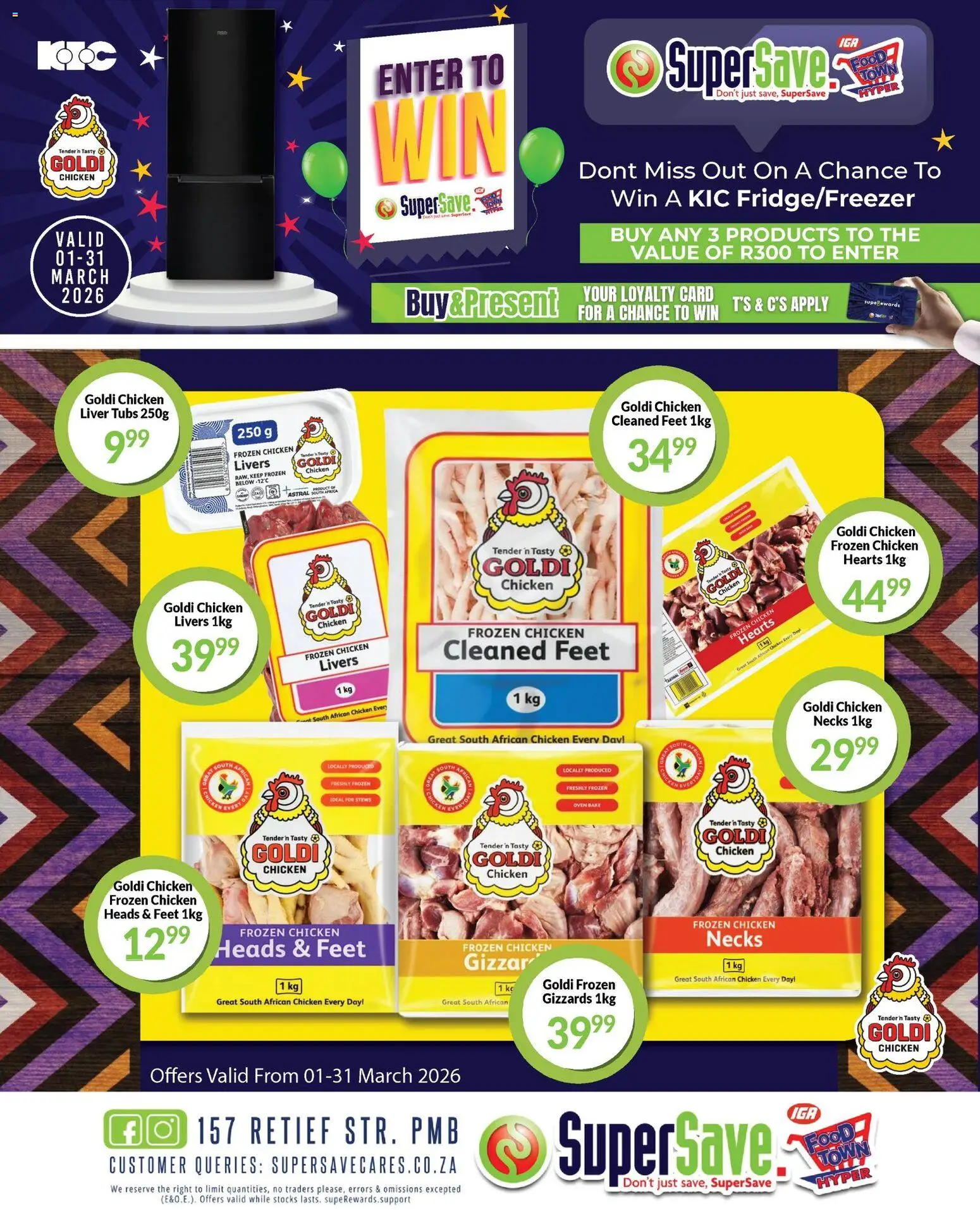 Preview of Super Save flyer valid from 01/03/2026 - Chicken, Liver, Oven, Frozen chicken