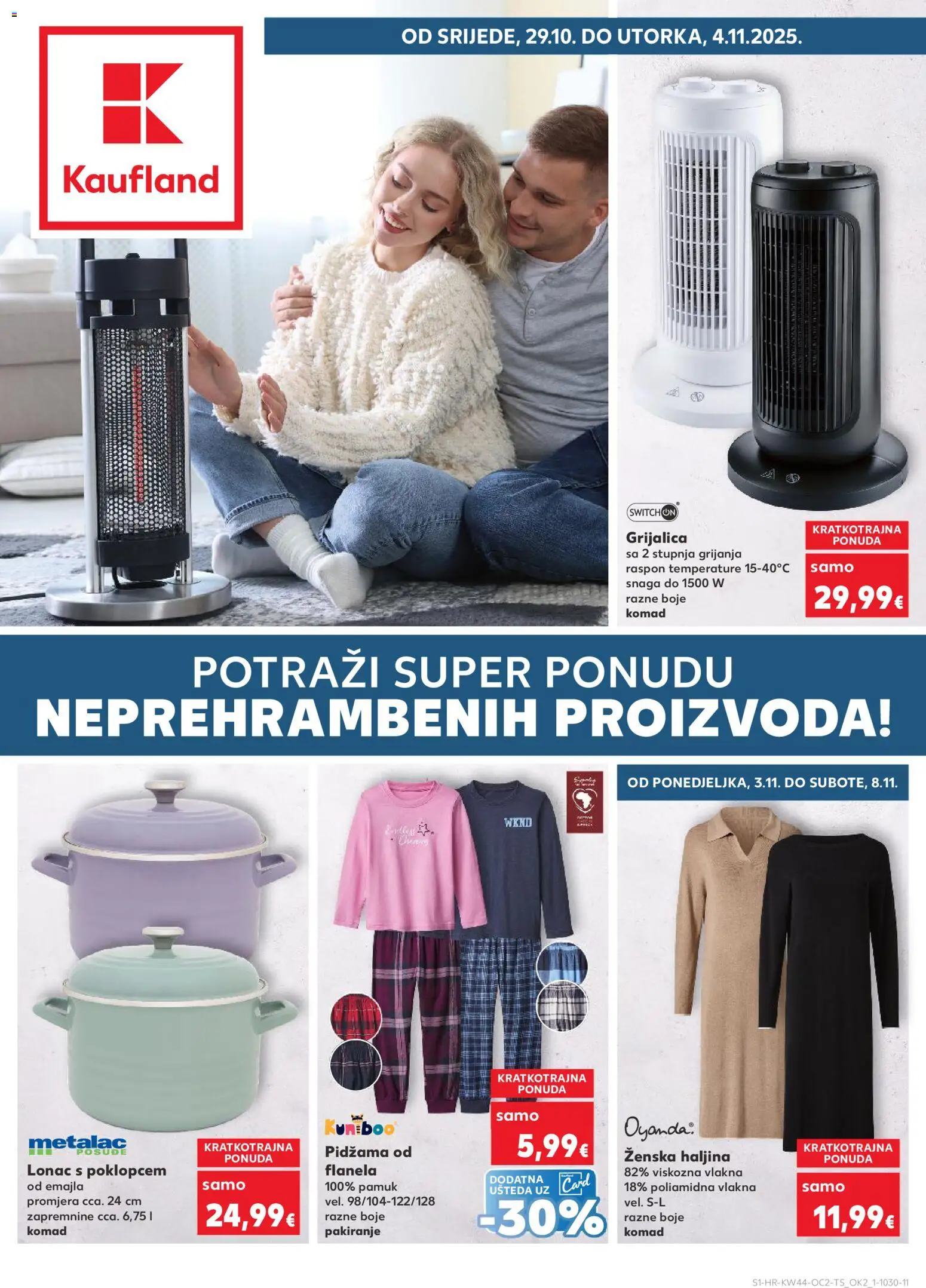 Kaufland aktualni Slavonski Brod vrijedi od 29.10.2025 - tjedna akcija broj stranice 1