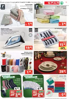 Pregled letka Katalog trgovine Spar vrijedi od 12.11.2025 | Stranica: 18