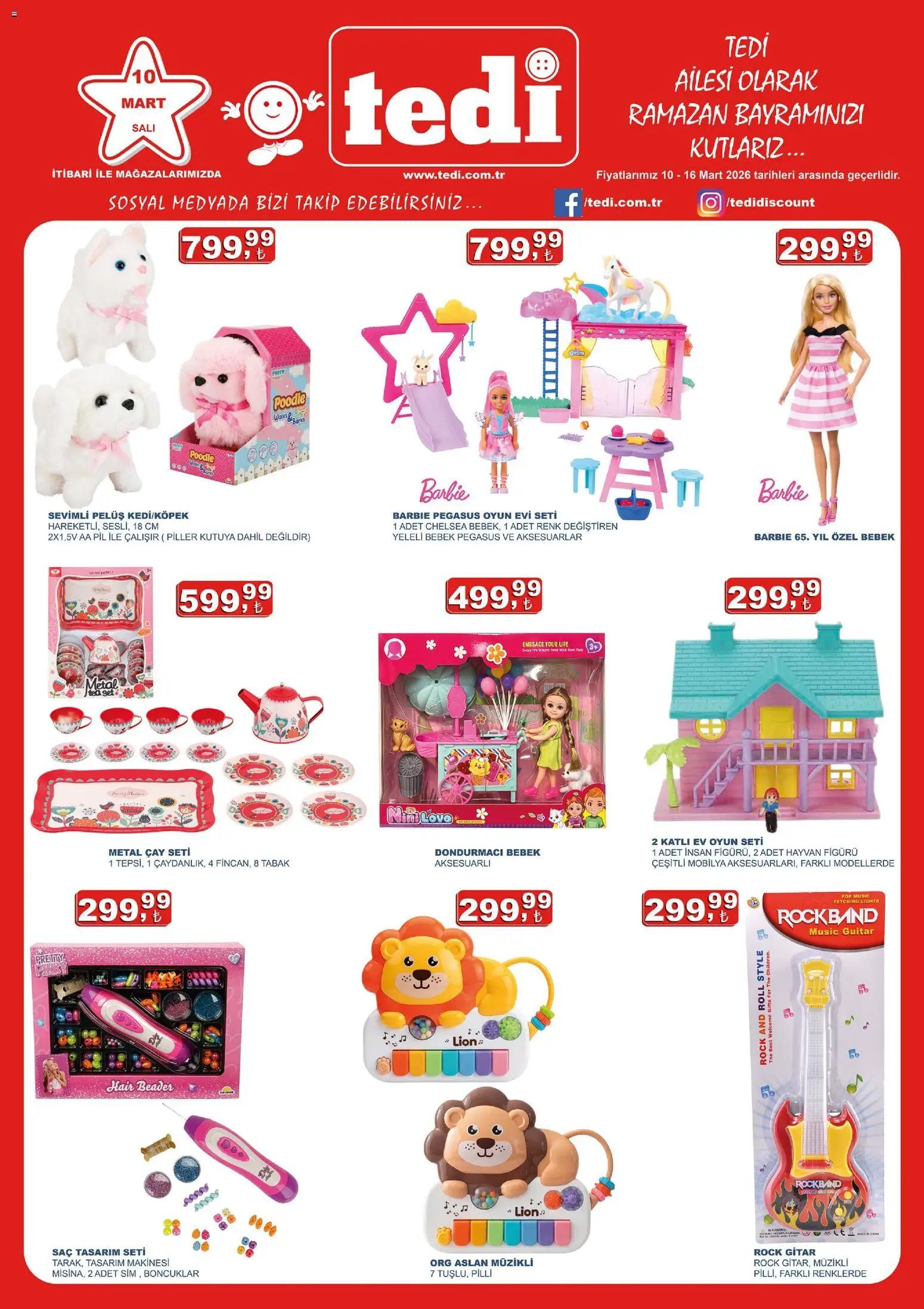 Tedi Tedi Katalog 10.03.2026 - Broşürünün önizlemesi