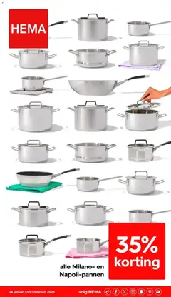 Voorbeeld van Folder week 5 van winkel Hema geldig vanaf 26-01-2026