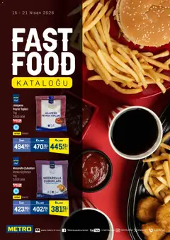 Metro Metro - Fast Food Kataloğu 15.04.2026 - Broşürünün önizlemesi