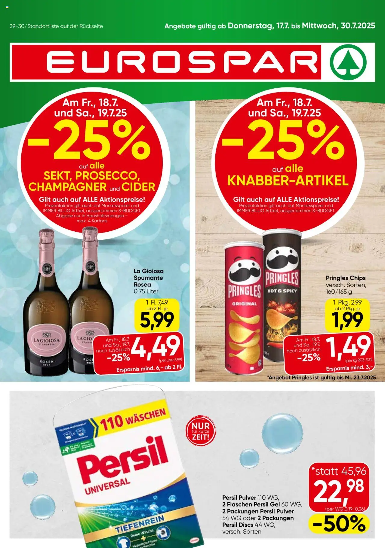  Eurospar Vorarlberg ab (17.07.2025 - 30.07.2025) - Seite 1