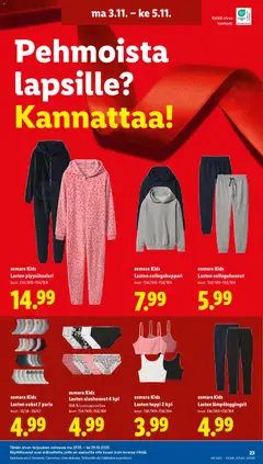 Kaupan Lidl Tarjoukset esikatselu, voimassa 30/10/2025 | Sivu: 27