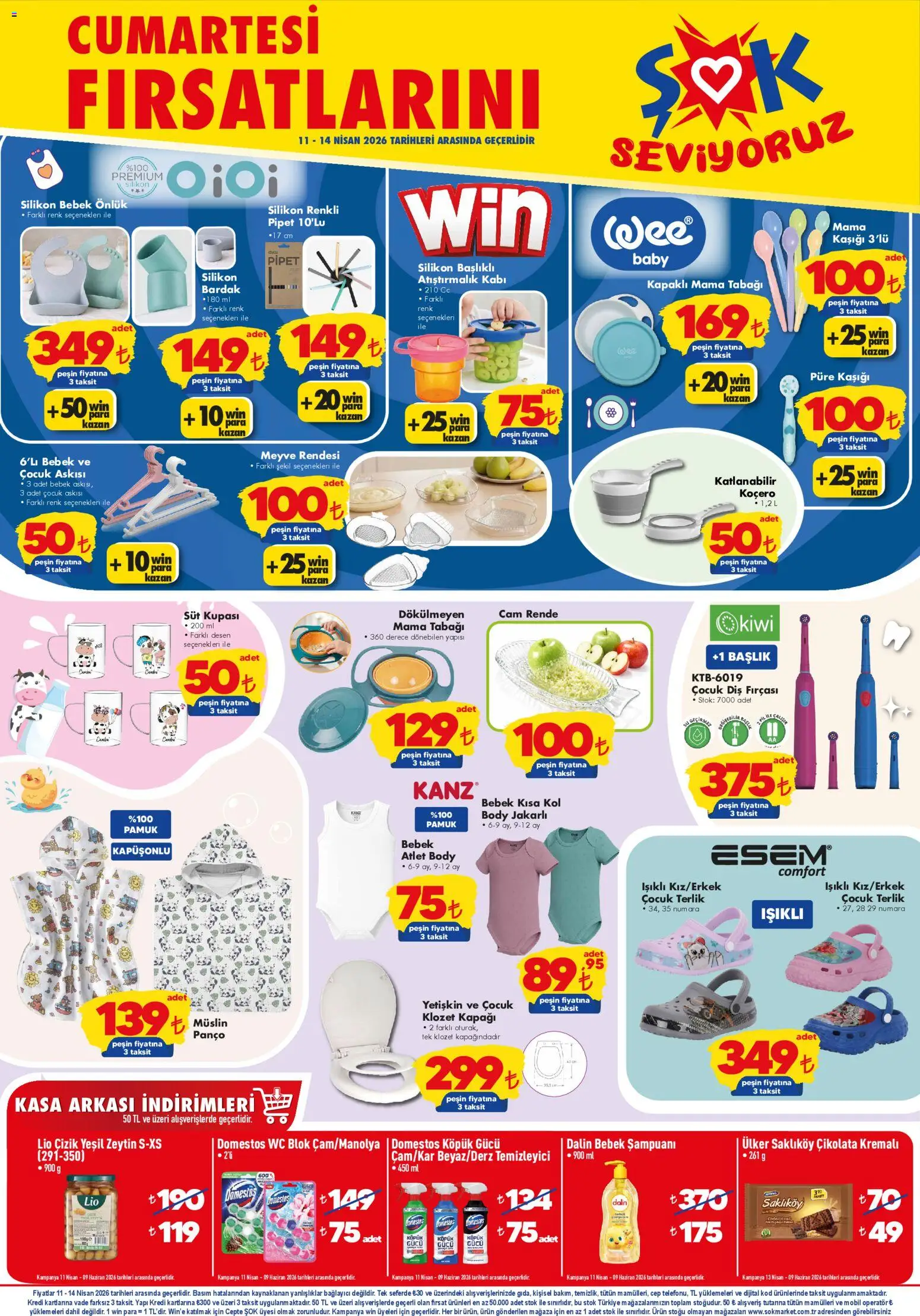 Şok Market Şok Market - Hafta sonu fırsatları 11.04.2026 - Broşürünün önizlemesi