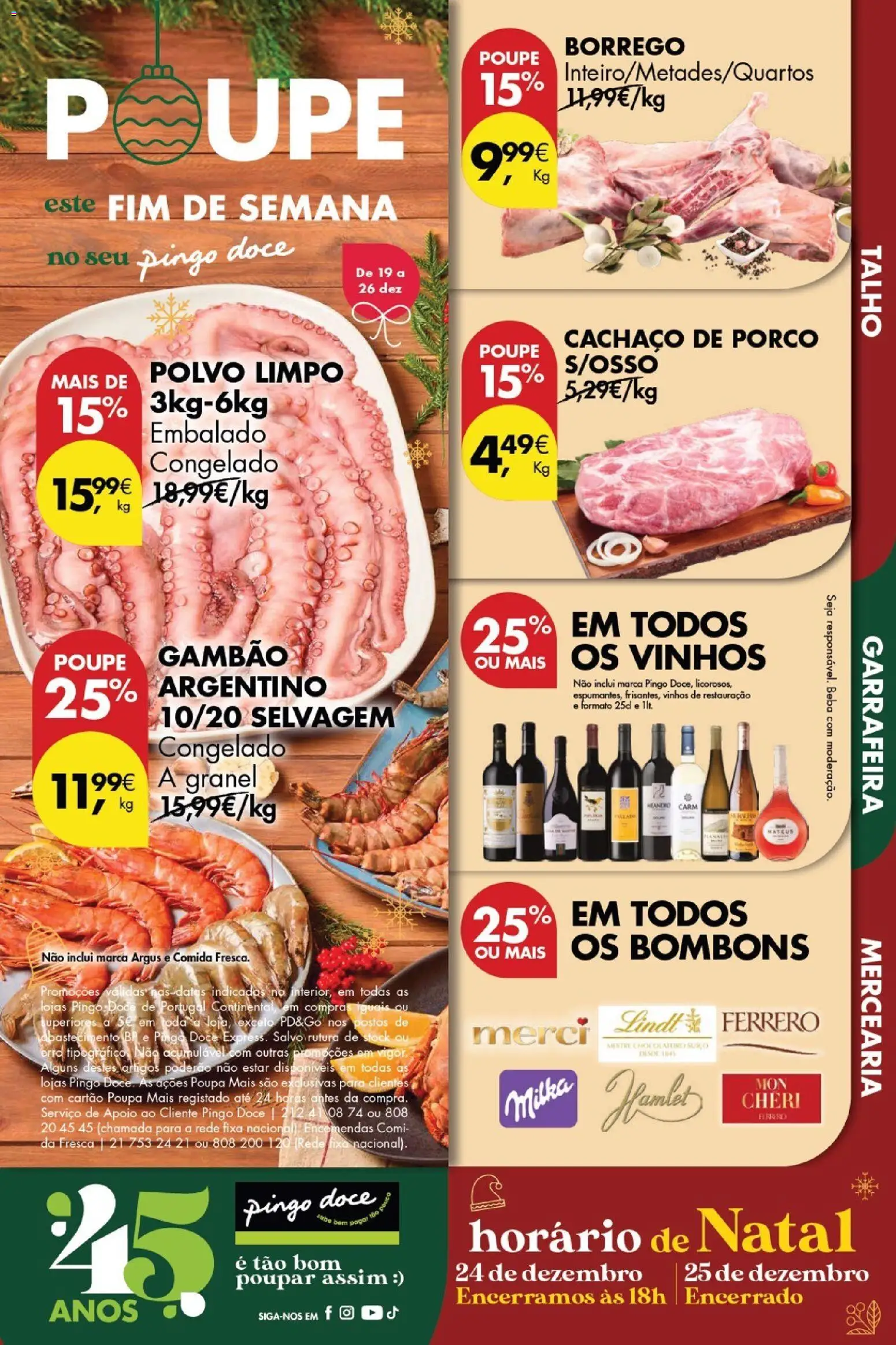 Pré-visualização do folheto da loja Pingo Doce válida a partir de 19/12/2025